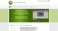 Desktop Screenshot of drunkdrivingawareness.org